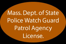 Mass. Dept. of State Police Watch Guard Patrol Agency License